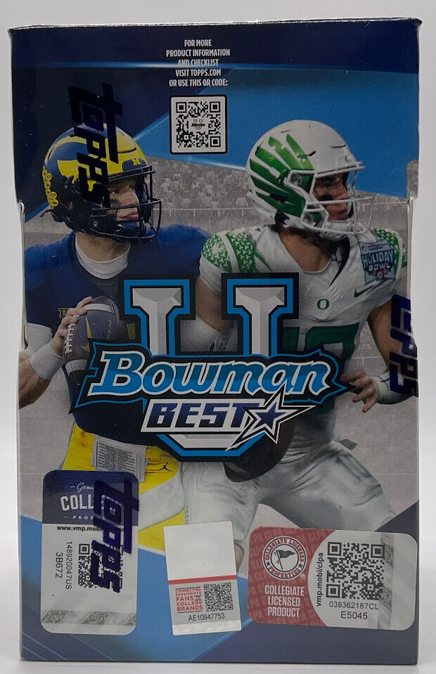 2022 Bowmans Best University Football Hobby Box